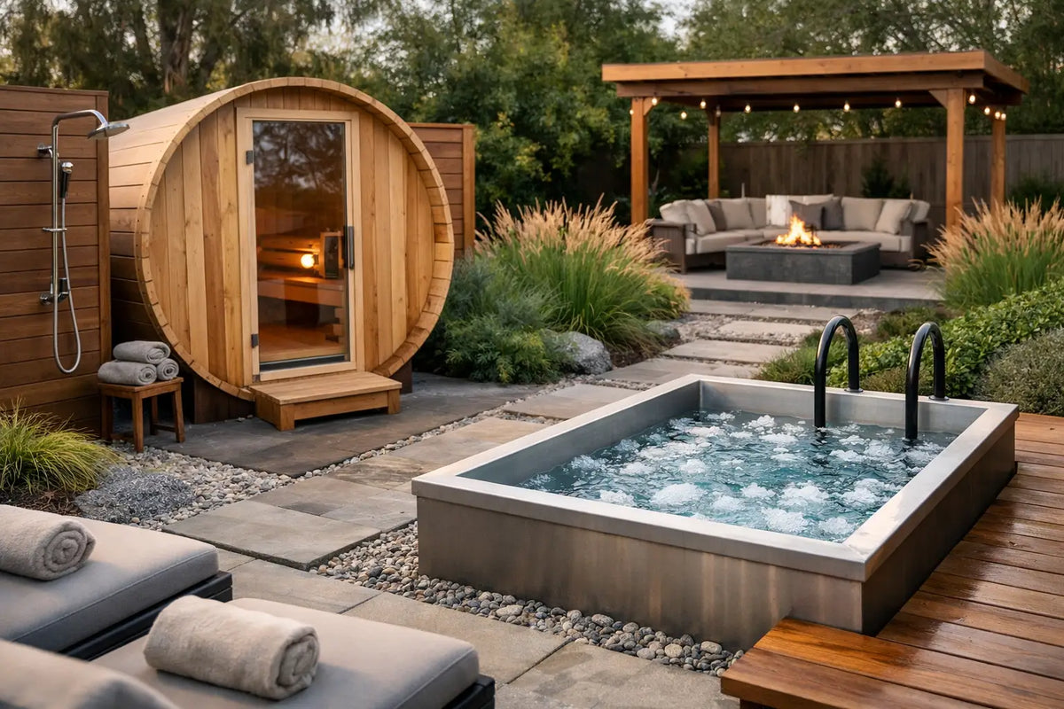 Sauna Cold Plunge Backyard Design That Works