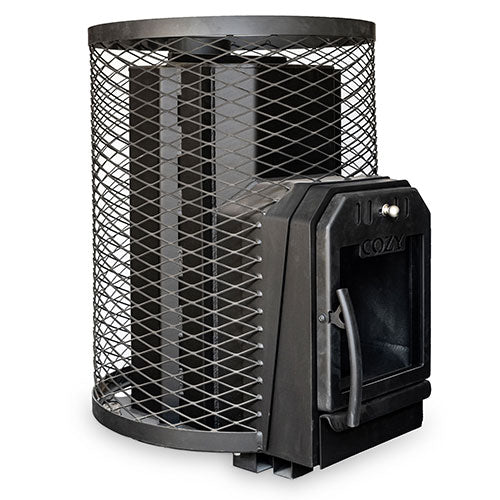Poêle à sauna Cozy Heat O avec pierres importé aux États-Unis 