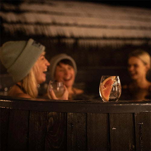 Luxury outdoor sauna